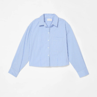 Camisa Cropped Listrada