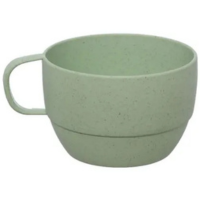 Caneca de Chá e Café Verde 330ml Hauskraft Fibra de Bambu FBBU009VD