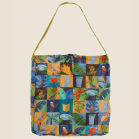 Canga Bolsa Estampada Bem Querer Farm - Colorido