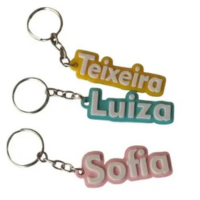 Chaveiros Nome Personalizado Impressão - ckg3d