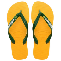 Chinelo Havaianas Original Brasil Top Sandalia Unissex - Amarelo