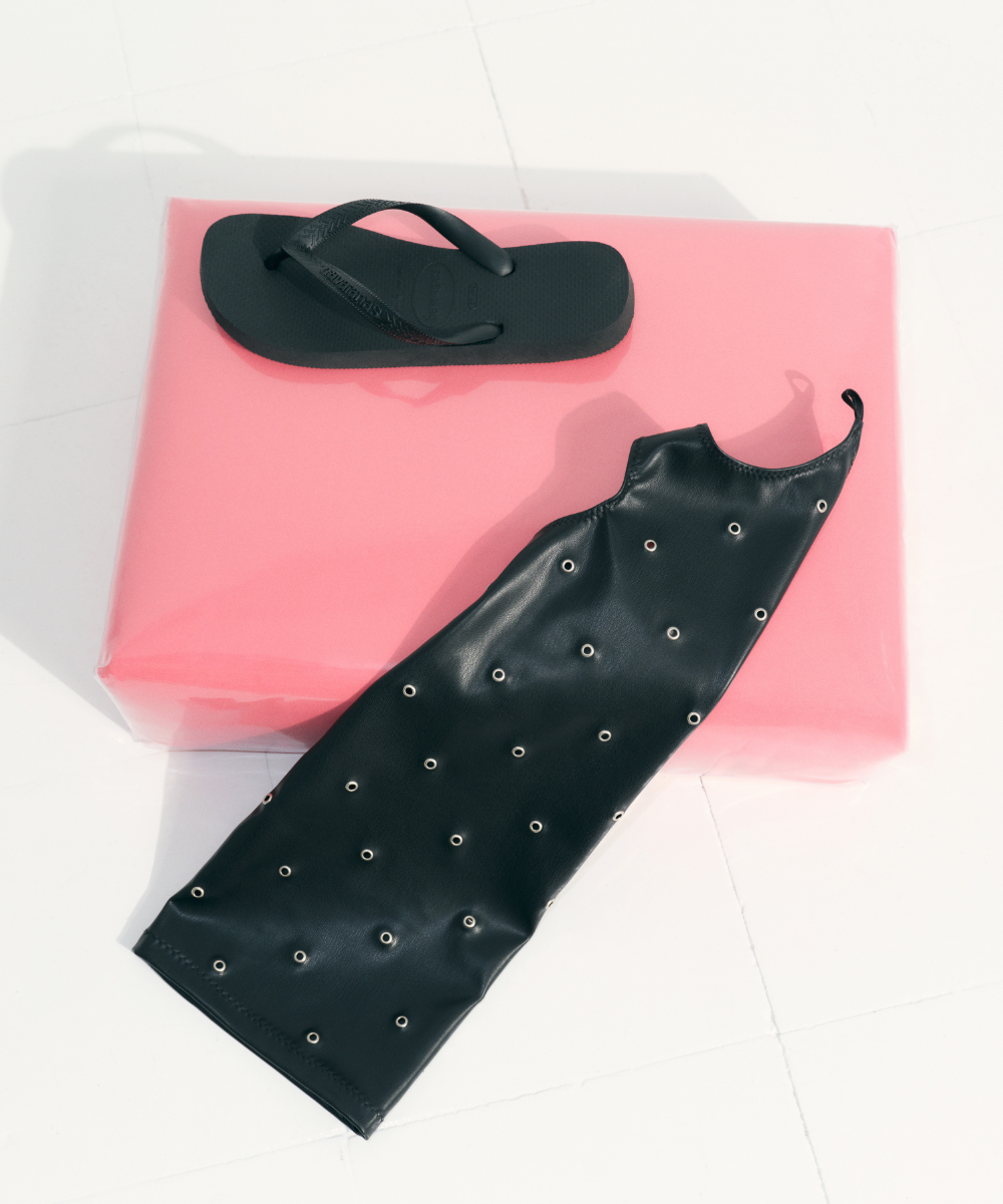 Havaianas com perneira, chinelo tendência do verão.