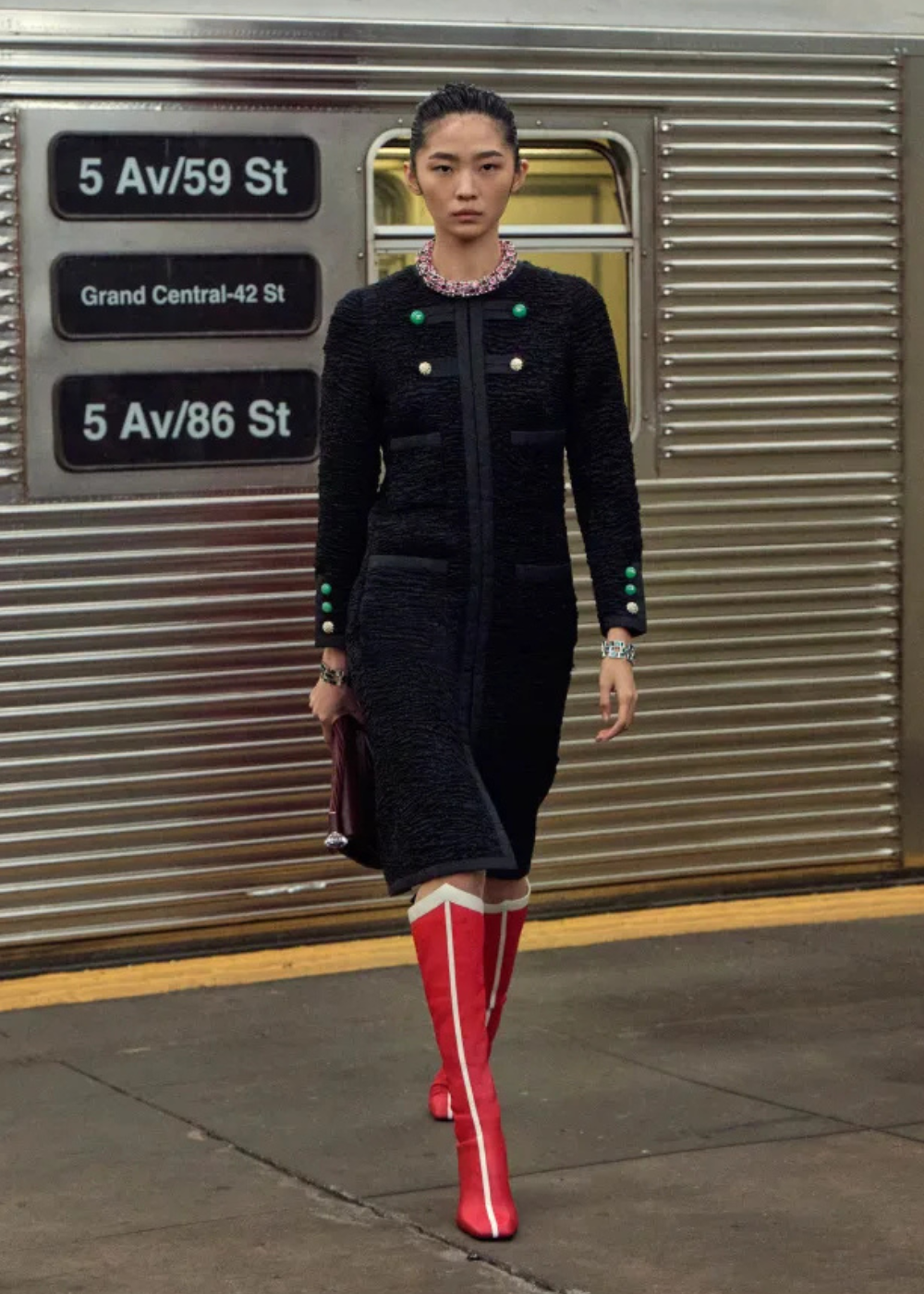 Desfile de Chanel mostrando Luxo no Cotidiano