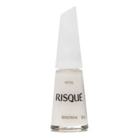 Esmalte Risqué Branco Natural Rendinha 8ml
