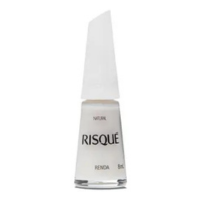 Esmalte Risqué Natural Novo Renda Branco - Hipoalergênico 8ml