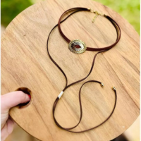 Gravatinha Country Boho Colar Choker Moda Boiadeira Estilosa