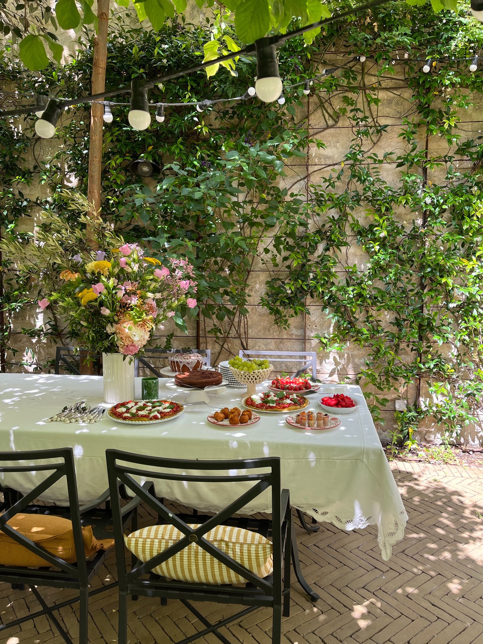 Decoração de área externa