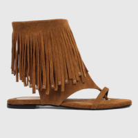 Rasteira Nalu Camurça Capuccino