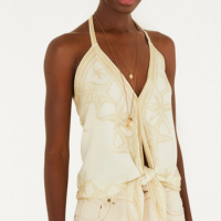 Regata Nó Estampada Mar De Ondas