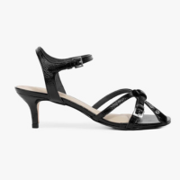 Sandália Domitila Shiny Black