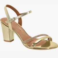 Sandália Feminina Festa Salto Bloco Vizzano