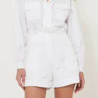 Shorts Reto Cós Transpassado