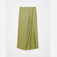 Saia Midi Com Pregas