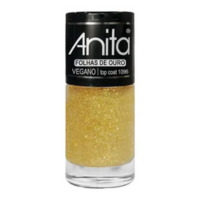 Top Coat Folhas de Ouro 10ml Coleção Joias da Anita 1096 -