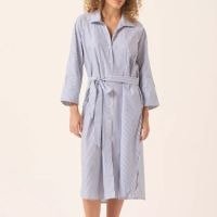 Chemise Ana Tricoline Listras Navy