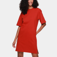 Vestido Fila Mid Basic Feminino - Vermelho