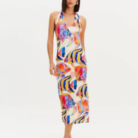 Vestido Super Mid Easy Lança Perfume Ve26 Feminina - Off White