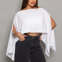 Blusa Bata Feminina Boho Chic com top faixa interno Multiformas Capa