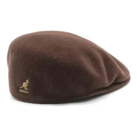 Boné De Lã Plana Kangol Para Homens E Mulheres, Casual, Boin