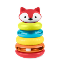 Brinquedo Infantil Interativo Argolas de Empilhar Explore & More Raposa Ski