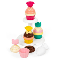 Brinquedo Infantil Interativo Coleção Comidinhas Kit Crie seu Cupcake Zoo S