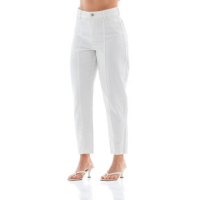 Calça Collor Feminina Arauto Barrel Premium Denim - Off White