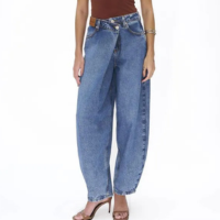 Calça Feminina Barrel G5 Cropped