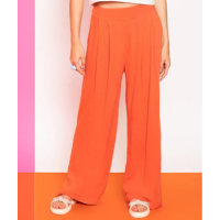 CALÇA FEMININA PANTALONA PREGAS