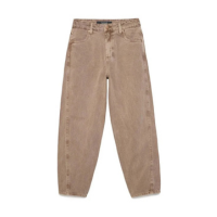 Calça Jeans Barrel G5 Cropped Tingida