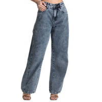 Calça Jeans Sawary Barrel - 281842 - Azul 46 - Azul