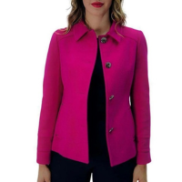 Casaco Malise Curto em Lã Batida Feminino - Pink