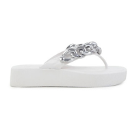 Chinelo Feminino Petite Jolie Hit Branco Prata - PJ6515 - Branco