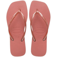 Chinelo Havaianas Feminino Slim Square Bico Quadrado - Salmão