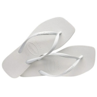 Chinelo Havaianas Slim Square Feminino - Branco
