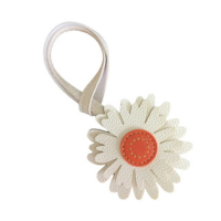 Daisy Bag Charm Chaveiro Couro PU Macio Multiuso Para Uso Diário