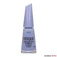 Esmalte Azul Risqué Bridgerton Infiltrada no Baile Cremoso 8ml