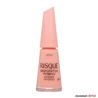 Esmalte Rosa Risqué Bridgerton Sociedade da Fofoca Cremoso 8ml
