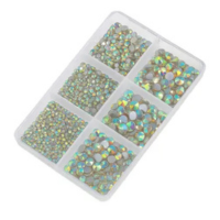 Estojo Strass Swarovisk Alto Brilho Unhas Decoradas Maquiagem - DAFU