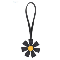 Floral Handbag Charm Three-dimensional Flower Keychain Pendant Multi-petal