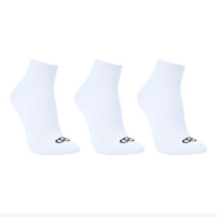 Kit Meia Olympikus Cano Curto C 3 Pares Feminino - Branco