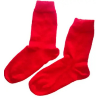 Meias de Lã Adulto (vermelha) - Artesanato
