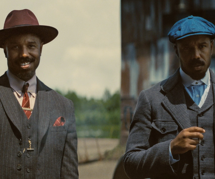 Dois homens indicados a melhor filme no Oscar 2026 vestem ternos de lã com padronagem risca de giz e xadrez, chapéus.