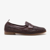 Mocassim Feminino Flora Couro Marrom - Democrata