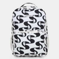 Mochila Farm Me Leva Feminina - Branco+Preto