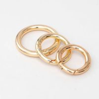 Mosquetão Articulado Feminino 30 Mm 10 Para Bolsas De Crochê E Artesanato E