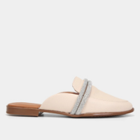 Mule Vizzano Com Brilho Feminino - Off White