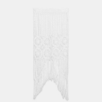 SAIA MIDI DE CROCHÊ COM FRANJAS