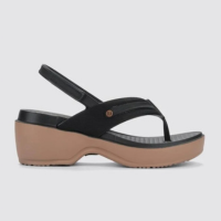 Sandália Plataforma Feminina Adulta Azaleia Ana - Preto+Marrom