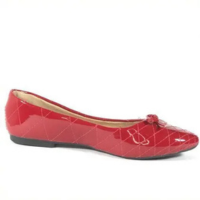 Sapatilha Bico Fino Vermelha - Vila Di Roma