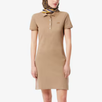 Vestido Polo Slim Fit em Mini Piqué Stretch